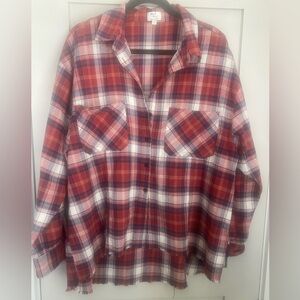 Flannel Button Down Shirt